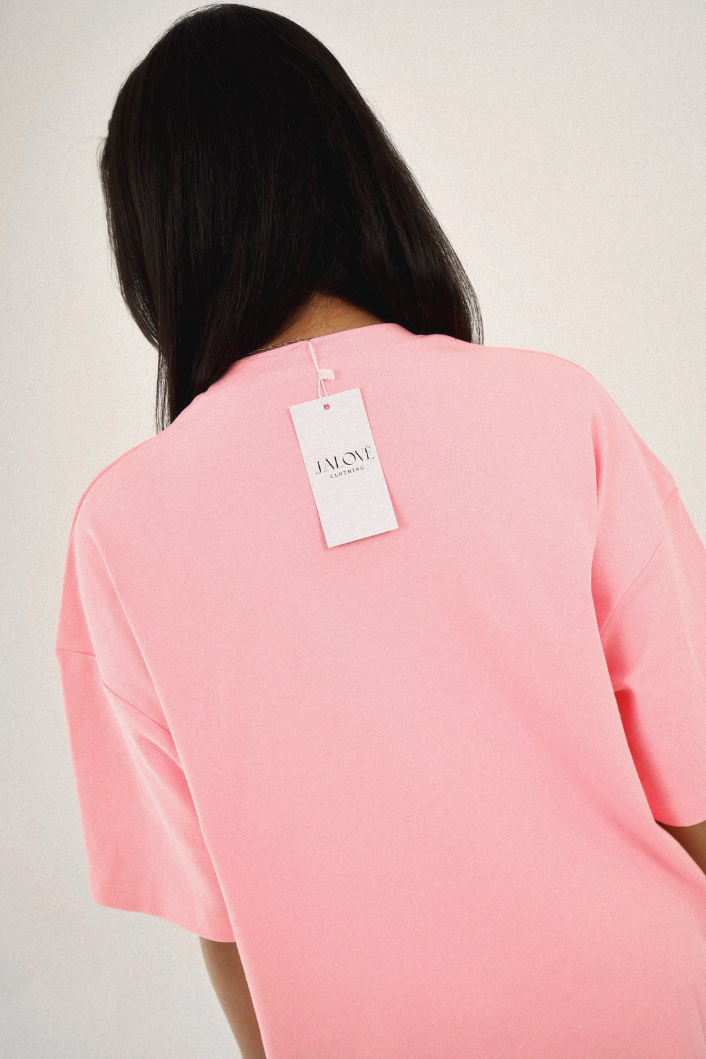 Pink Oversize Essential Tee